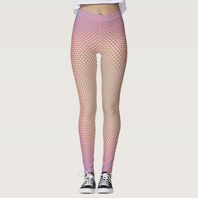 Leggings with pearl carbon fibre pattern 2 (Front)