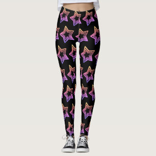 Leggings with stars