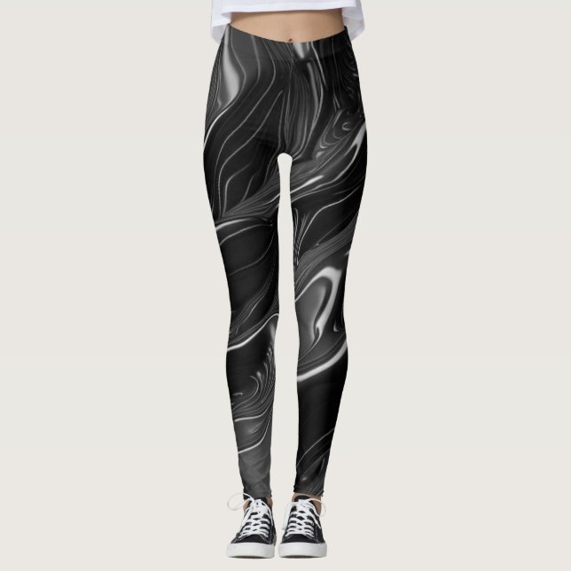"Leggings with Style: Custom Designs" Leggings (Front)