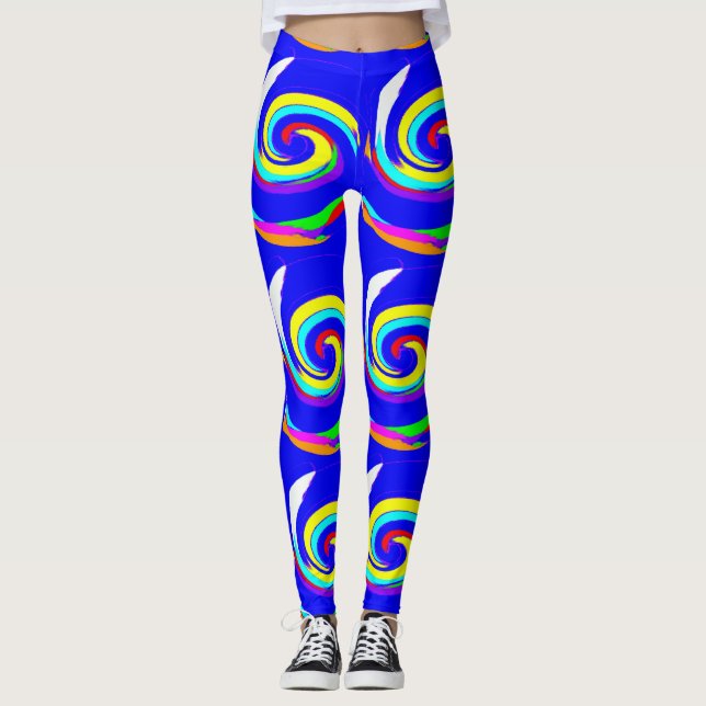 Leggings with tiles (Front)