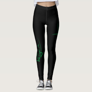 Leggings with Vegan signature