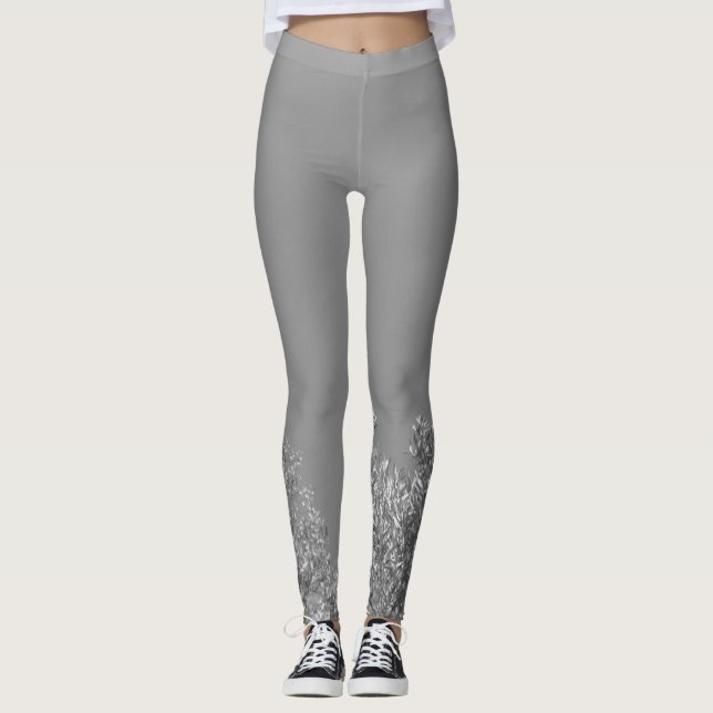 Leggings WOMENS SILVER ECO STYLE DESIGN (Front)