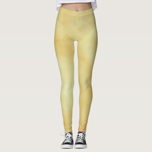 Leggings Yellow Golds Design (Front)