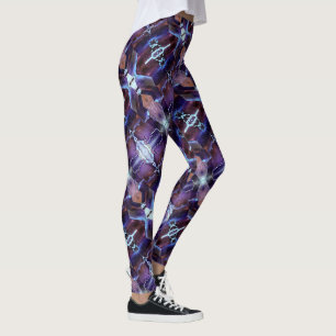 Leggings Yoga Pants Fluorite Crystals