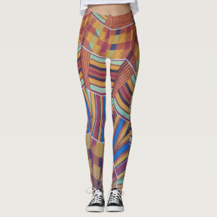 Leggings Yoga Stretch Pants African Pattern