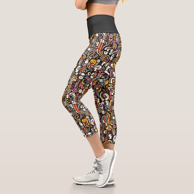 Leggings ZenArte: Fusiona Estilo y Rendimiento (Left)