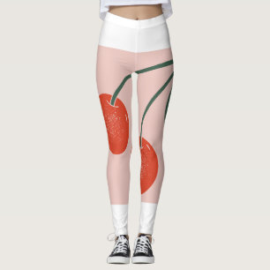   Leggingsexpresses the bright colors of cherries  Leggings