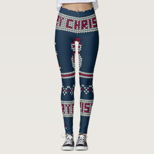 Leggins Christmas, ladies-Christmas Leggings. Leggings