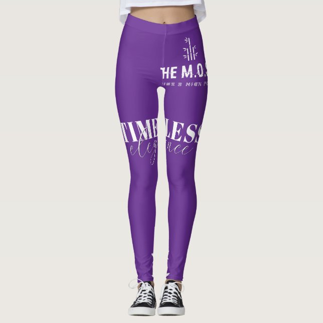 Leggins(Purple) Leggings (Front)