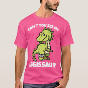 Leggisaur Broken Leg Bones Injury Dinosaur Recover T-Shirt