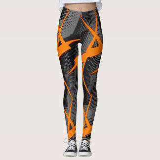 Legings Abstract Modern Geometric Design Leggings