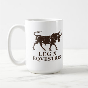 Legio X Equestris Bull in Ancient Pigment Coffee Mug