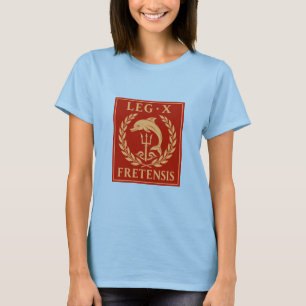 Legio X Fretensis – Dolphin & Trident Roman Legion T-Shirt