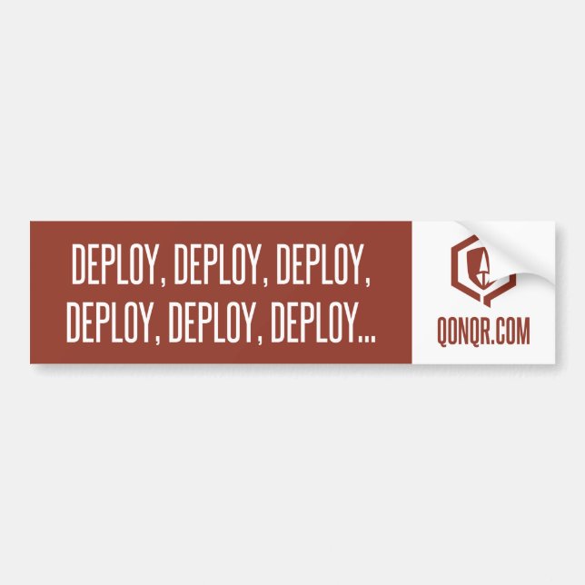 Legion Deploy Bumper Sticker (Front)