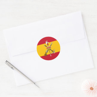 Legion Española flag Classic Round Sticker