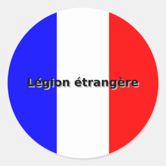 Legion etrangere classic round sticker