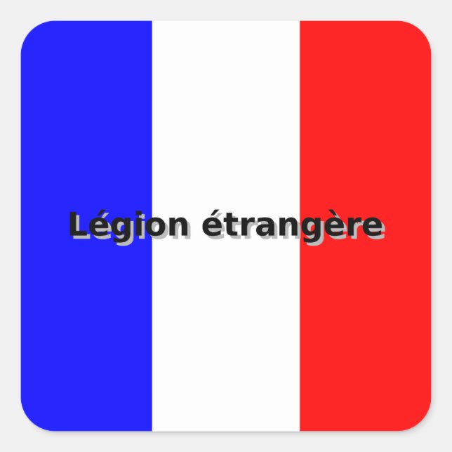 Legion etrangere square sticker (Front)