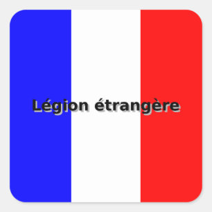 Legion etrangere square sticker