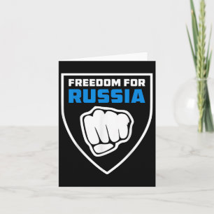 Legion Freedom For Russia Anti-war Flag Russian Pr Card