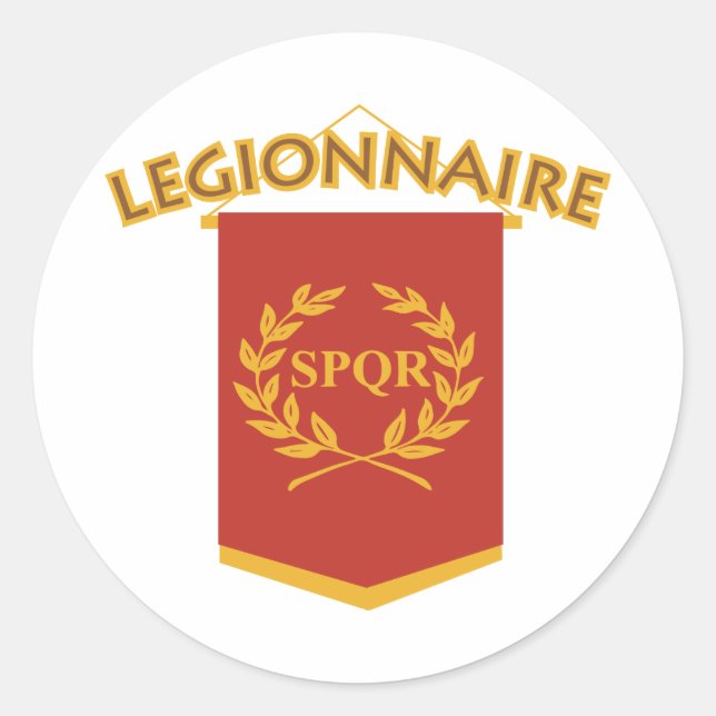Legionnaire Classic Round Sticker (Front)