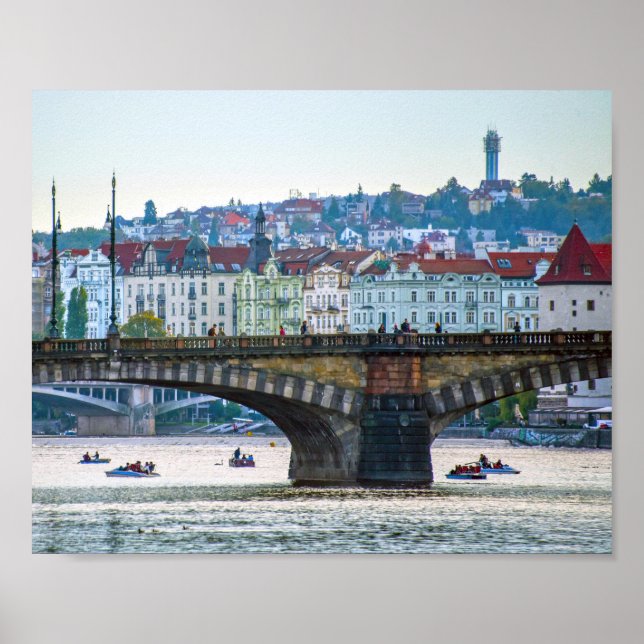 Legions Bridge, Prague, Czech Republic Poster (Front)