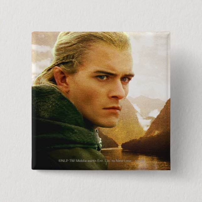 LEGOLAS GREENLEAF™ 3/4 Profile 15 Cm Square Badge (Front)