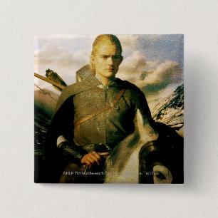 LEGOLAS GREENLEAF™ Close Up on Horse 15 Cm Square Badge