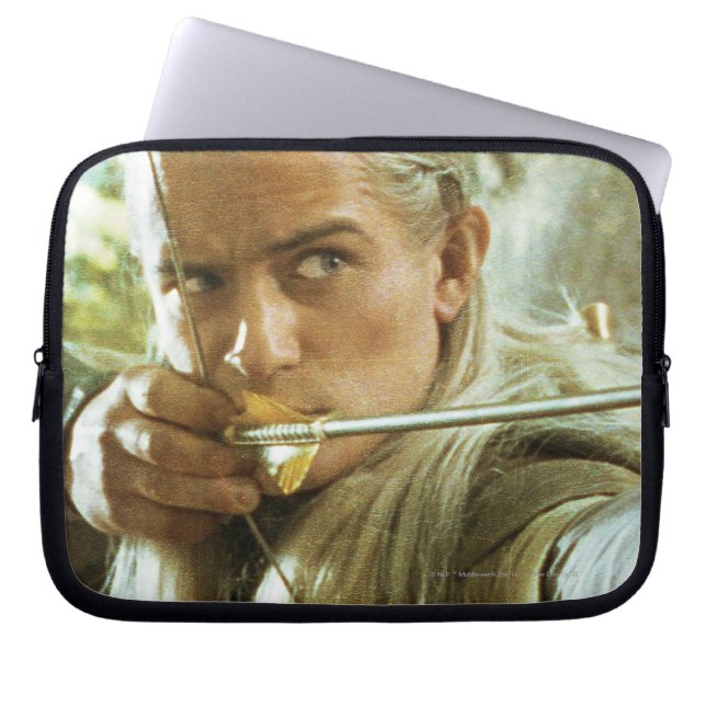 LEGOLAS GREENLEAF™ Drawing Bow 2 Laptop Sleeve (Front)