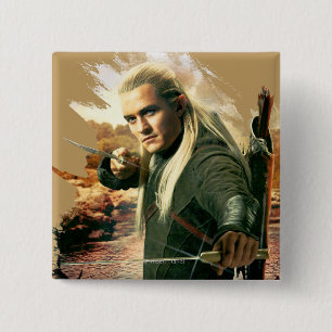 LEGOLAS GREENLEAF™ Graphic 2 15 Cm Square Badge