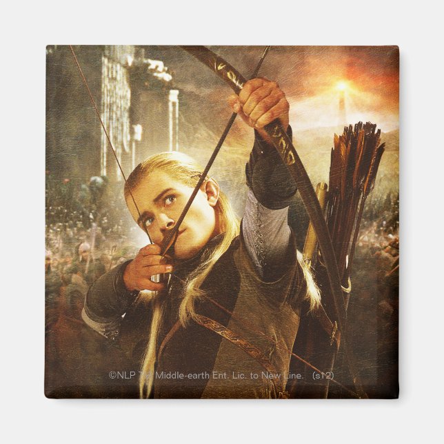 LEGOLAS GREENLEAF™ in Action Magnet (Front)
