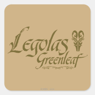 LEGOLAS GREENLEAF™ Name Square Sticker