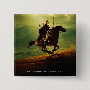 LEGOLAS GREENLEAF™ on Horse 15 Cm Square Badge