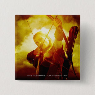 LEGOLAS GREENLEAF™ Shooting Arrow 15 Cm Square Badge