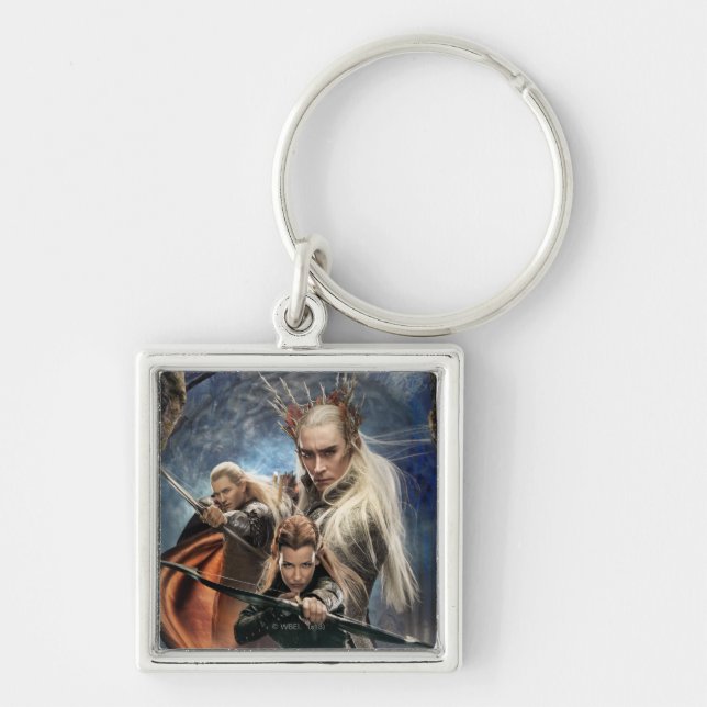 LEGOLAS GREENLEAF™, TAURIEL™, and Thranduil Key Ring (Front)