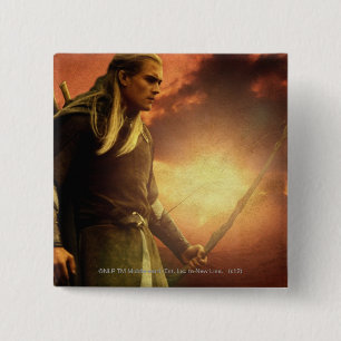 LEGOLAS GREENLEAF™ with Bow 15 Cm Square Badge
