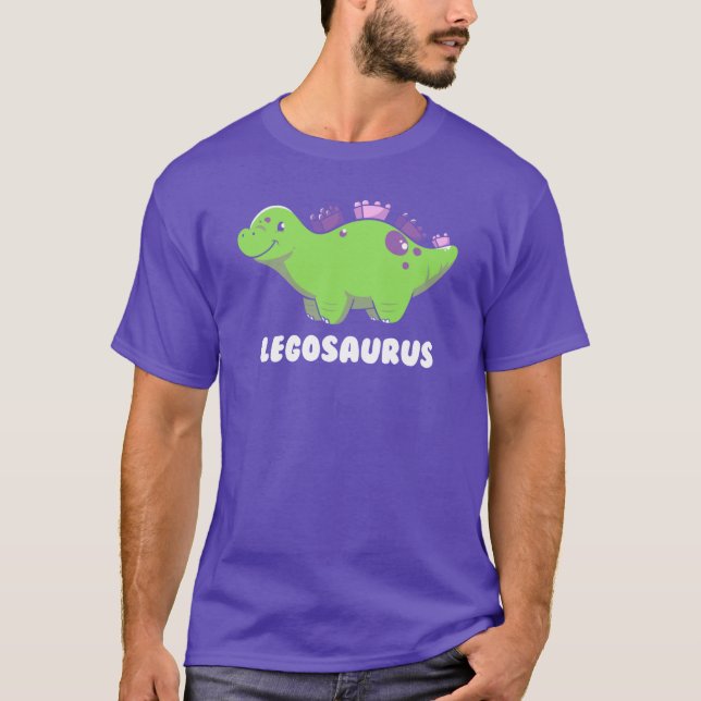 Legosaurus Dinosaur family girl T-Shirt (Front)