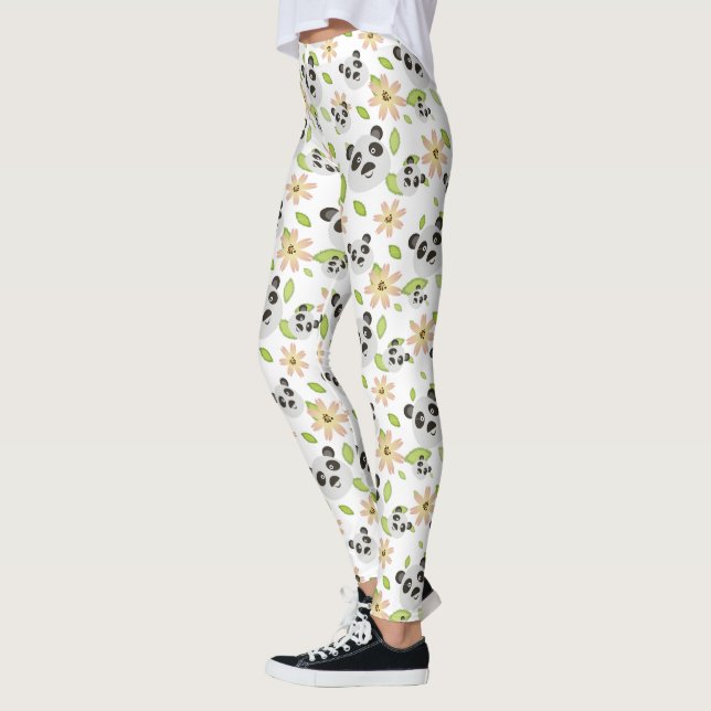 Legs Alive: Uniquely Patterned Leggings Galore! (Left)