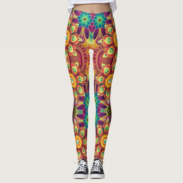 Legs Alive: Uniquely Patterned Leggings Galore! (Front)