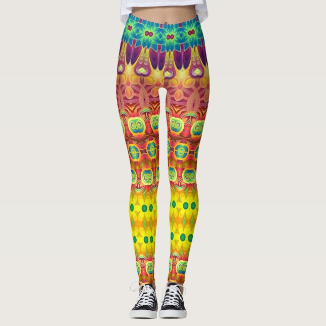 Legs Alive: Uniquely Patterned Leggings Galore! (Front)
