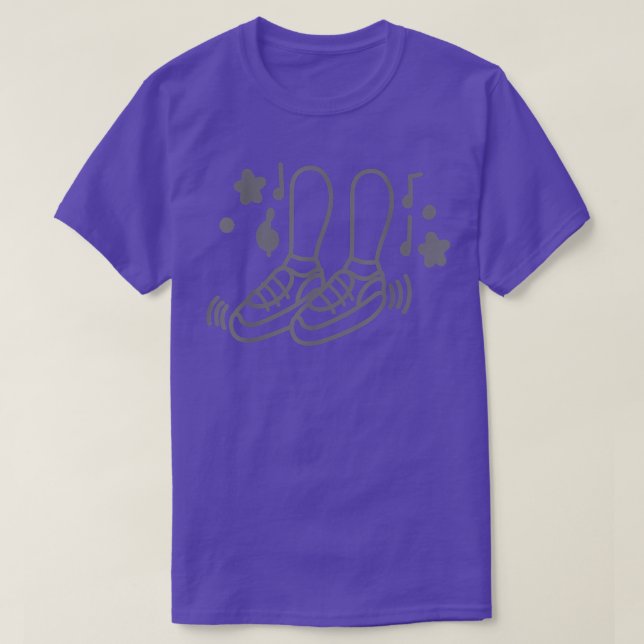 Legs Dance Music fun  T-Shirt (Design Front)