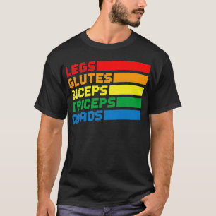 Legs Glutes Biceps Triceps Quads LGBTQ Premium T-Shirt