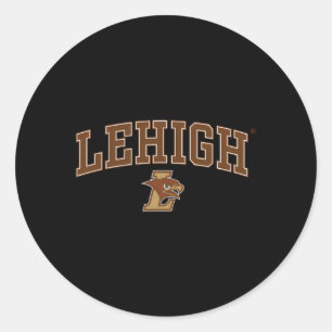 Lehigh Mountain Hawks Arch Over Classic Round Sticker