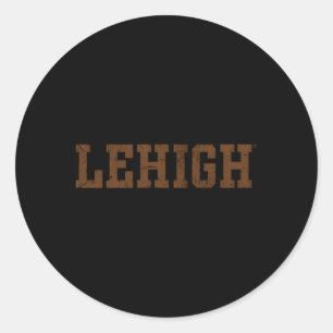 Lehigh Mountain Hawks Facts Classic Round Sticker