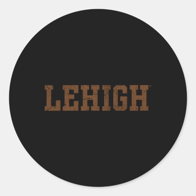 Lehigh Mountain Hawks Facts Classic Round Sticker (Front)