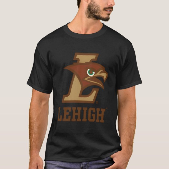 Lehigh Mountain Hawks Left Chest Icon T-Shirt (Front)