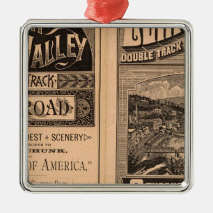 Lehigh Valley Railroad Metal Tree Decoration