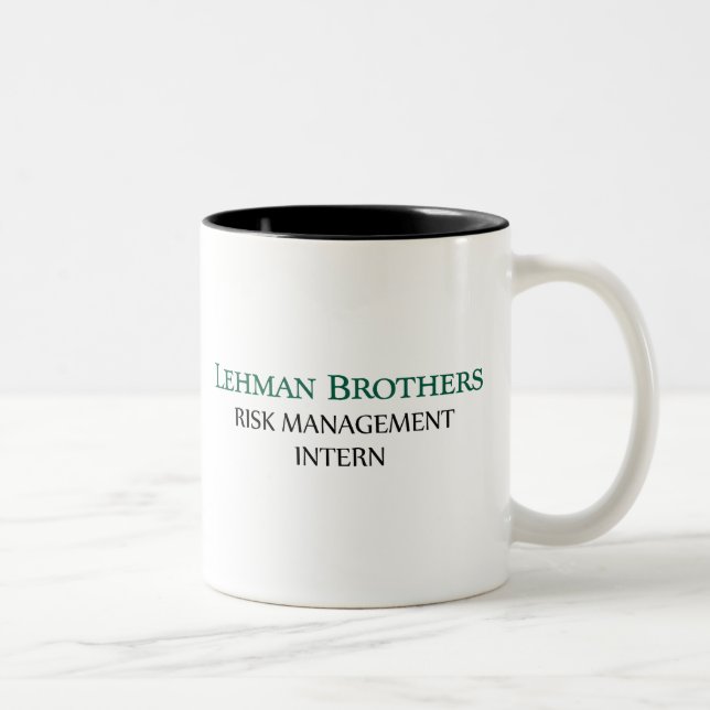Lehman Brothers Risk Management Intern Mugs (Right)