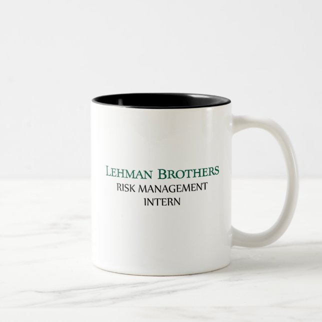Lehman Brothers Risk Management Intern Mugs (Right)