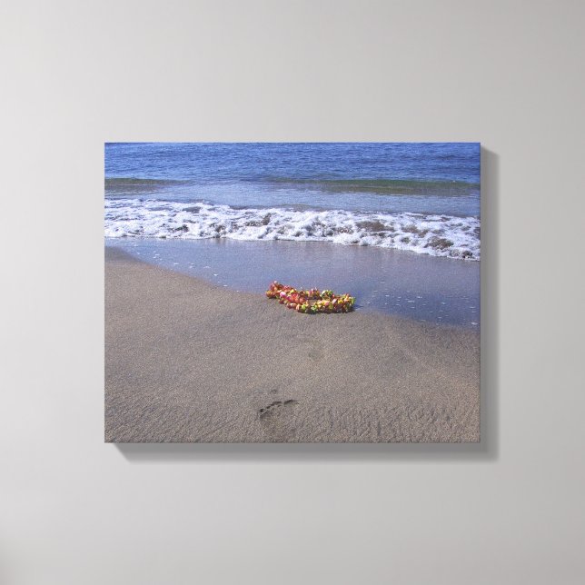 Lei at the Beach Canvas Print (Front)