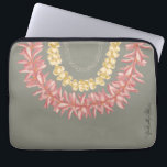 Lei Day by Wander With Aloha Laptop Sleeve<br><div class="desc">Celebrating the art of lei making,  sharing Aloha through lei giving and the adorned beauty of Hawaii’s most fragrant flowers.</div>